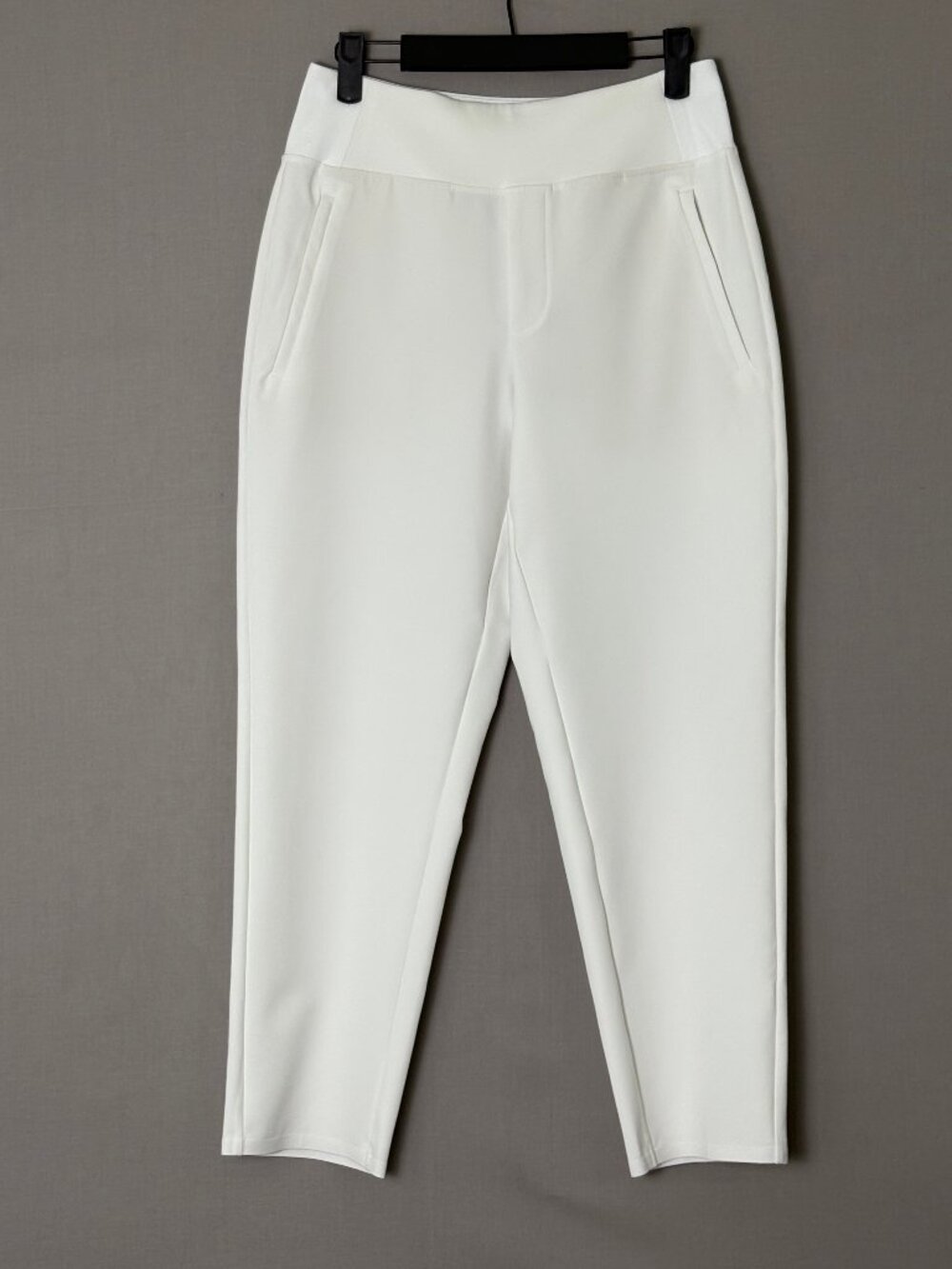 Athleta Endless High Rise Pant White 2 Slim Ankle Career Travel